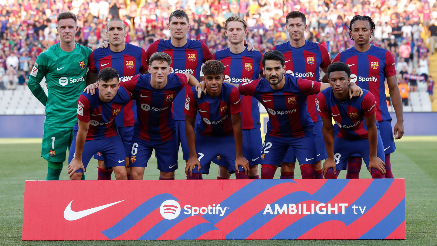 Barcelona squad ratings on EA Sports FC 24